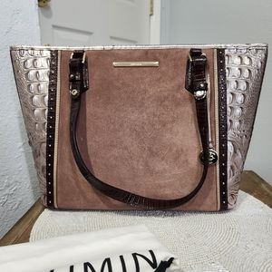 Brahmin Medium Asher in Chardonnay Clermont